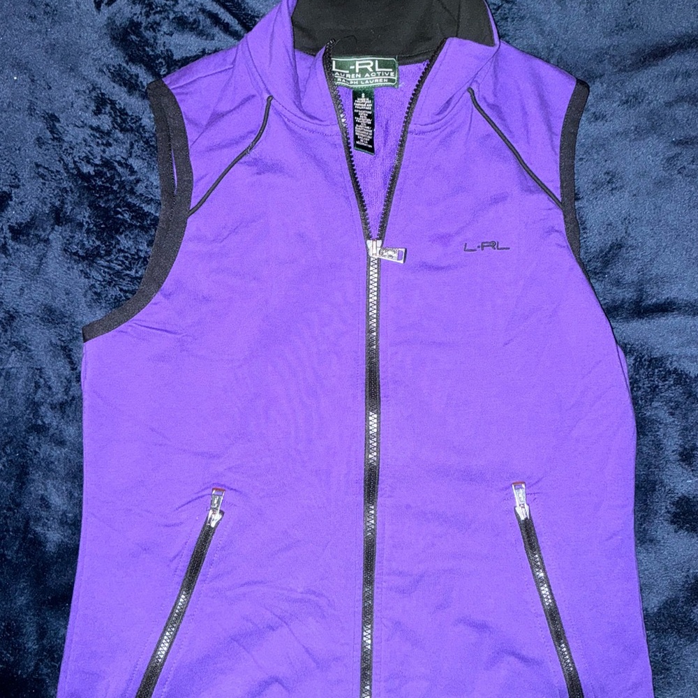 Lauren Ralph Lauren Purple Vest